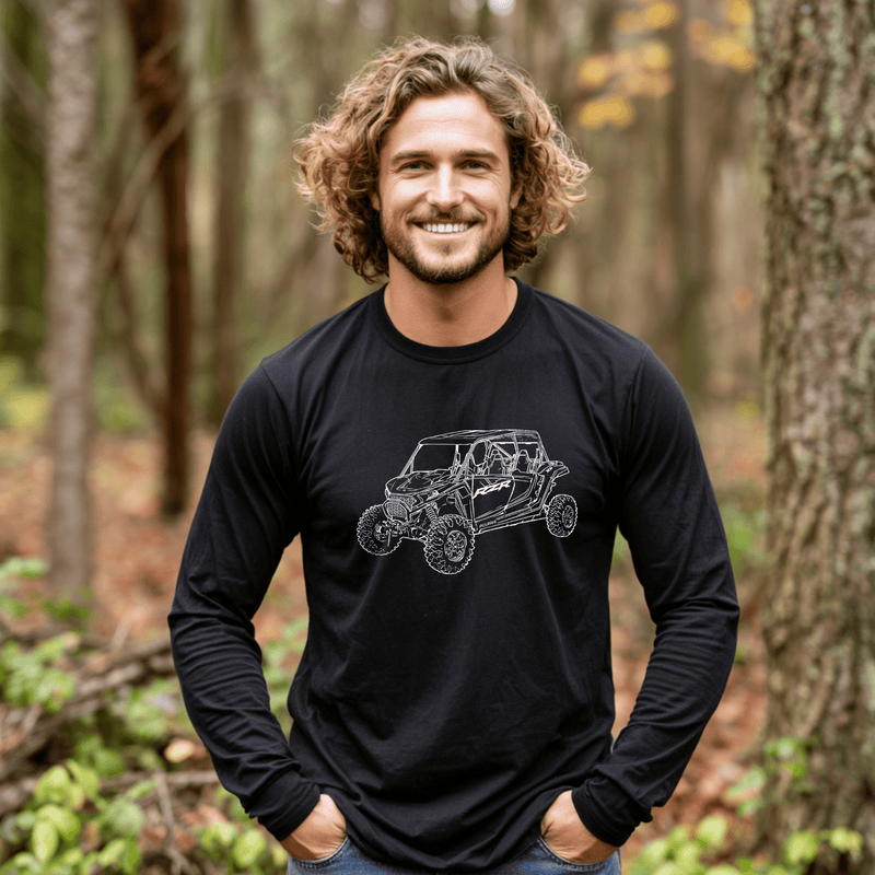 RZR Polaris Side by Side-Black Longsleeve Shirt - Goats Trail