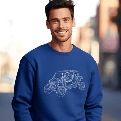 RZR Polaris Side by Side - Crewneck Sweatshirt - Goats Trail Off - Road Apparel Company