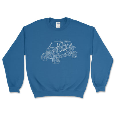 RZR Polaris Side by Side - Crewneck Sweatshirt - Goats Trail Off - Road Apparel Company