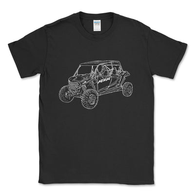 RZR Polaris Side by Side - Men's Big and Tall Tee Shirt - Goats Trail Off - Road Apparel Company