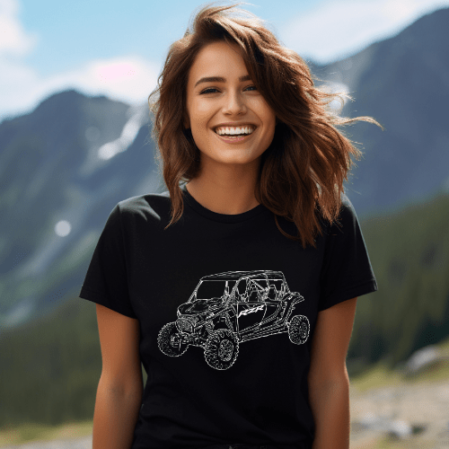 RZR Polaris Side by Side - Women's Crop Top - Goats Trail Off - Road Apparel Company