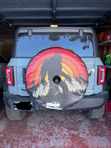 Sasquatch Retro Spare Tire Cover - Goats Trail