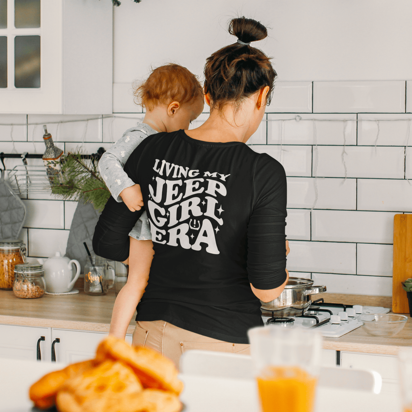 She Jeep Living My Jeep Girl Era Long Sleeve Tee Long-Sleeve T-shirt