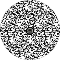 Skeleton Bones Repeat Pattern Spare Tire Cover - Goats Trail