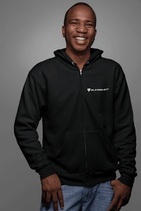 Slingshot Black Zip - Up Hoodie - Goats Trail