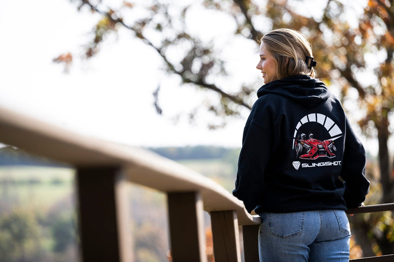 Slingshot Black Zip - Up Hoodie - Goats Trail