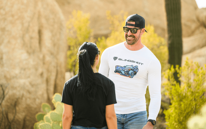 Slingshot Long Sleeve Shirt - 3 Wheeled Adventure - Goats Trail