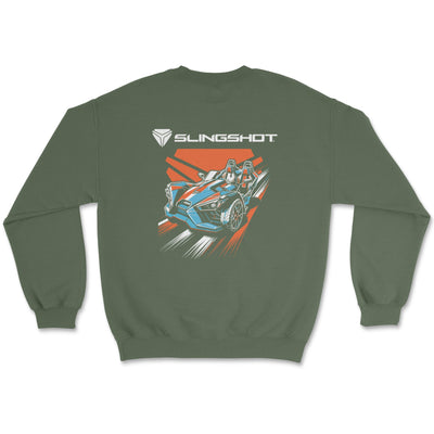 Slingshot Open - Air Roadster Crewneck Sweatshirt - Goats Trail Off - Road Apparel Company