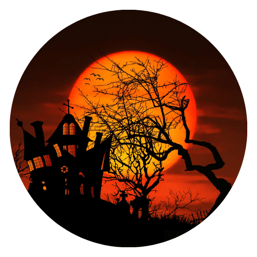 Spooky Forest Halloween Spare Tire Cover - Goats Trail