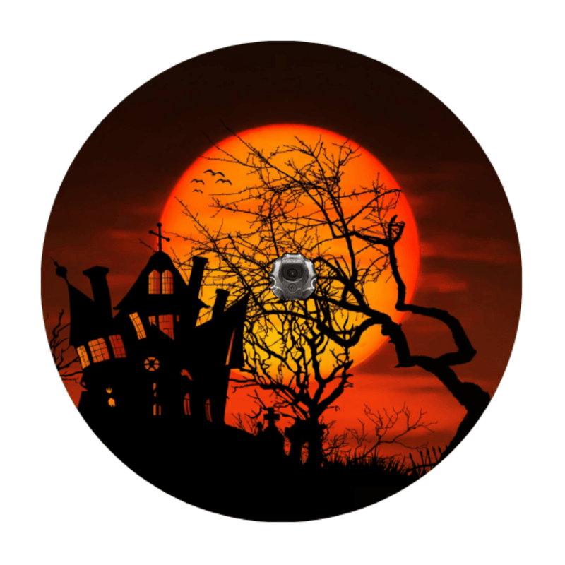 Spooky Forest Halloween Spare Tire Cover - Goats Trail