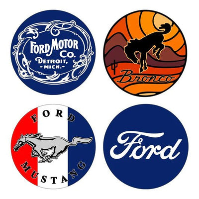 Sticker Set - Ford 4" Round - Goats Trail Off-Road Apparel Company