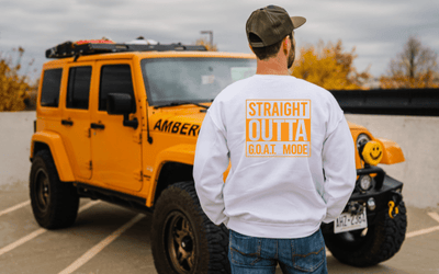 Straight Out of GOAT Mode Sweatshirt Crewneck Sweatshirt