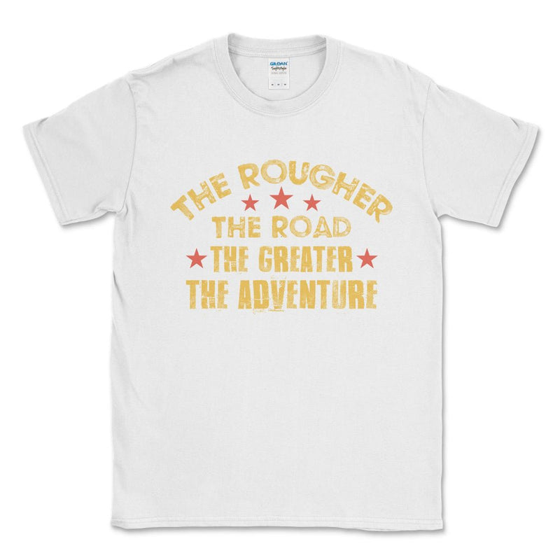The Rougher the Road The Greater the Adventure Graphic Tee - Goats Trail