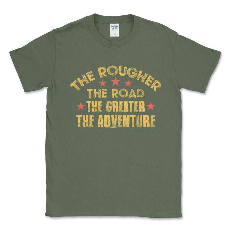 The Rougher the Road The Greater the Adventure Graphic Tee - Goats Trail