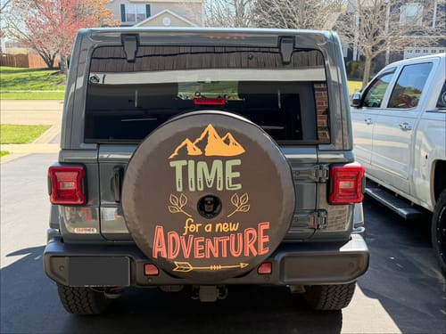 Time for A New Adventure Spare Tire Cover - Goats Trail