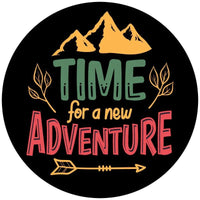 Time for A New Adventure Spare Tire Cover - Goats Trail