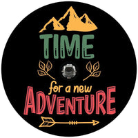 Time for A New Adventure Spare Tire Cover - Goats Trail