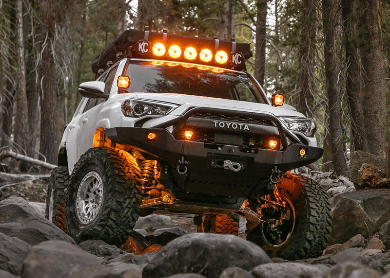 Toyota 4Runner 5th Gen (10 - 24) Hi - Lite Overland Front Bumper - Goats Trail