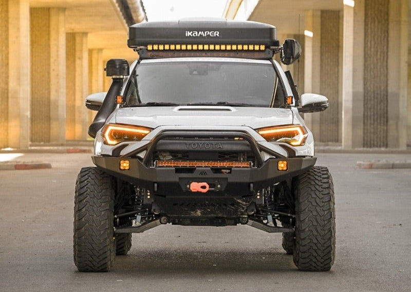 Toyota 4Runner 5th Gen (10 - 24) Hi - Lite Overland Front Bumper - Goats Trail