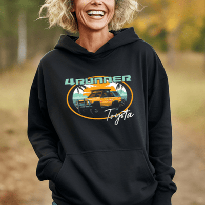 Toyota 4Runner Beach Vibes Vintage Hoodie Hooded Sweatshirt