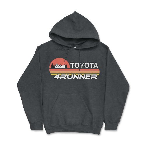 Toyota 4Runner Hoodie-Iconic Design and Rugged Style Merch Dark Heather / Small Hooded Sweatshirt