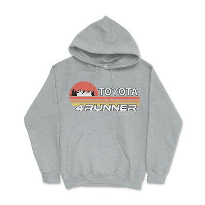 Toyota 4Runner Hoodie-Iconic Design and Rugged Style Merch Heather Sport Grey / Small Hooded Sweatshirt