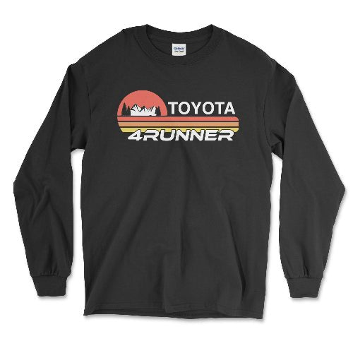 Toyota 4Runner Long Sleeve Tee Shirt-Officially Licensed Gear Black / Small Long-Sleeve T-shirt