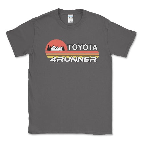 Toyota 4Runner Men's Big and Tall T-shirt-Ultimate Off Road Gear Charcoal / LT Big and Tall Shirts