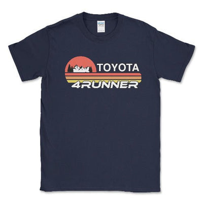 Toyota 4Runner Men's Big and Tall T-shirt-Ultimate Off Road Gear Navy / LT Big and Tall Shirts