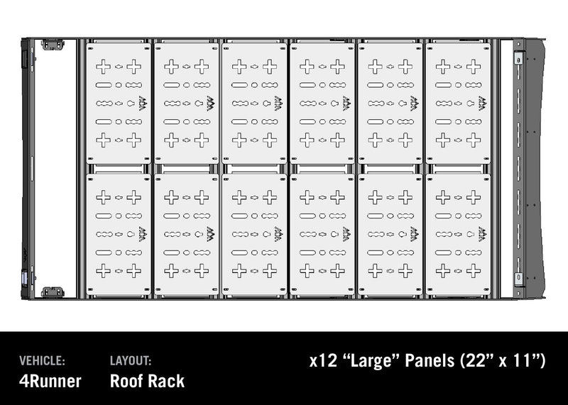 Toyota 4Runner Roof Rack: Modular & Lightweight Design - Goats Trail