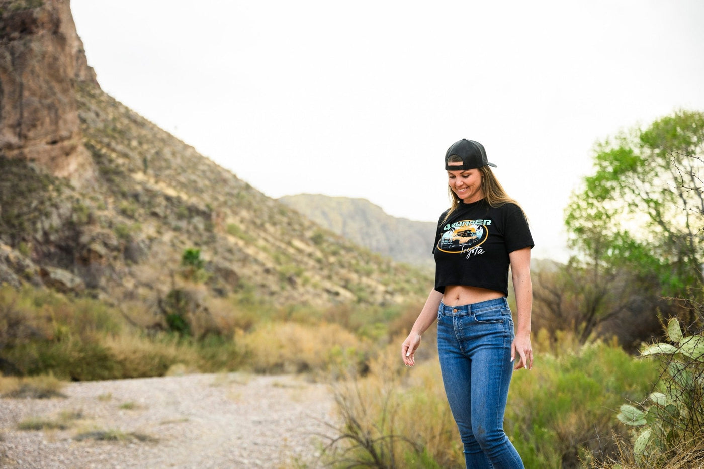Toyota 4Runner-Trailblazing Apparel for Women Crop Top
