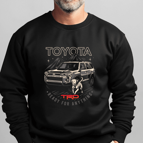 Toyota 4Runner TRD Dog Lover Crewneck Sweatshirt - Goats Trail