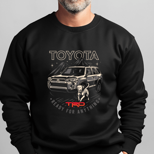 Toyota 4Runner TRD Dog Lover Crewneck Sweatshirt Crewneck Sweatshirt