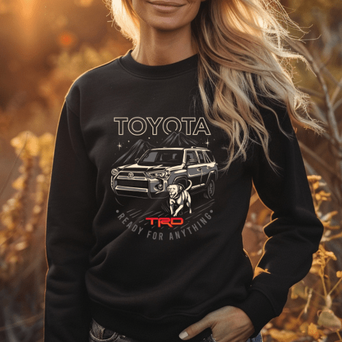 Toyota 4Runner TRD Dog Lover Crewneck Sweatshirt Crewneck Sweatshirt