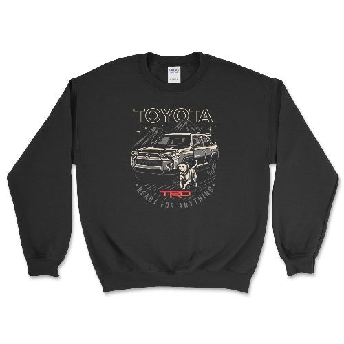 Toyota 4Runner TRD Dog Lover Crewneck Sweatshirt Black / Small Crewneck Sweatshirt