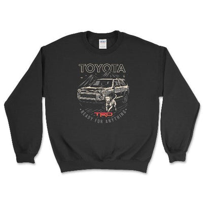 Toyota 4Runner TRD Dog Lover Crewneck Sweatshirt Black / Small Crewneck Sweatshirt