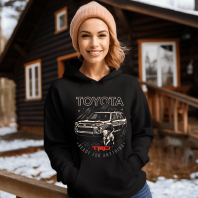 Toyota 4Runner TRD Dog Lover Hoodie-Official Toyota Merch Hooded Sweatshirt