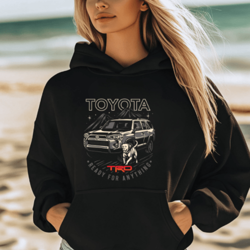 Toyota 4Runner TRD Dog Lover Hoodie-Official Toyota Merch Hooded Sweatshirt