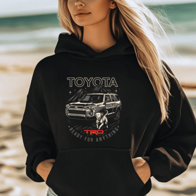 Toyota 4Runner TRD Dog Lover Hoodie-Official Toyota Merch Hooded Sweatshirt