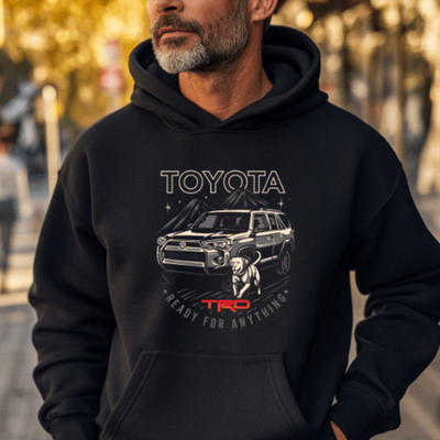 Toyota 4Runner TRD Dog Lover Hoodie-Official Toyota Merch Hooded Sweatshirt