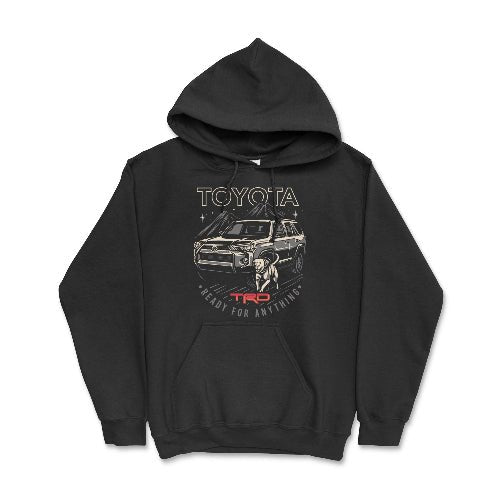Toyota 4Runner TRD Dog Lover Hoodie-Official Toyota Merch Black / Small Hooded Sweatshirt
