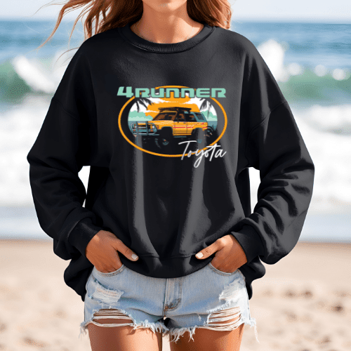 Toyota 4Runner Vintage Beach Off Road Crewneck - Goats Trail