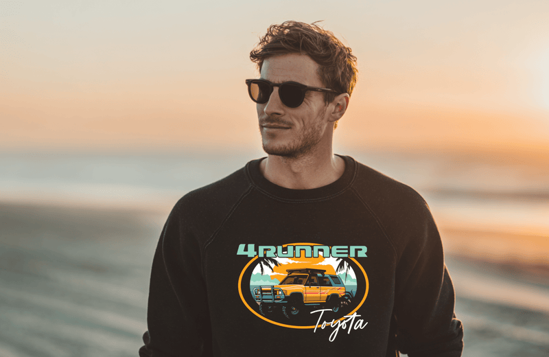 Toyota 4Runner Vintage Beach Off Road Crewneck - Goats Trail