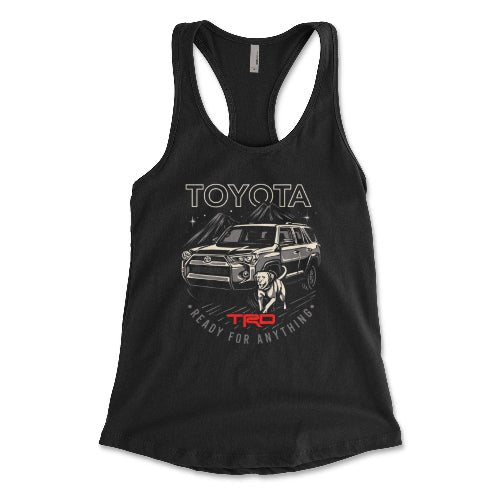 Toyota 4Runner Women's Tank Top – Dog-Loving Adventurers Black / Small Women's Tank Tops