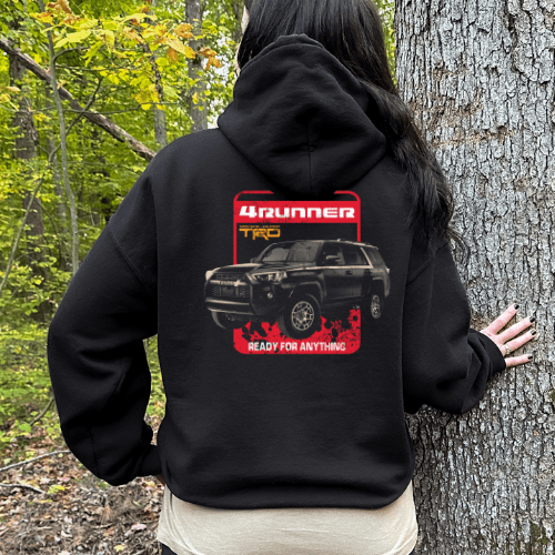 Toyota 4Runner Zip - Up Hoodie Ready for Anything - Goats Trail
