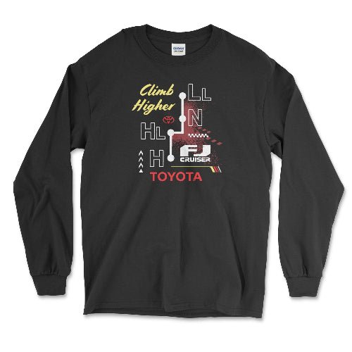 Toyota FJ Cruiser Black Long Sleeve Shirt-4x4 Off Road Merch Black / Small Long-Sleeve T-shirt