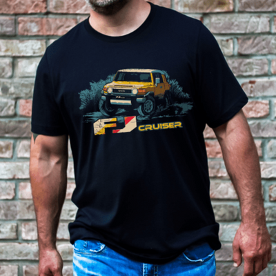 Toyota FJ Cruiser Rugged Off Road Tee-Licensed Toyota Gear Unisex T-shirt