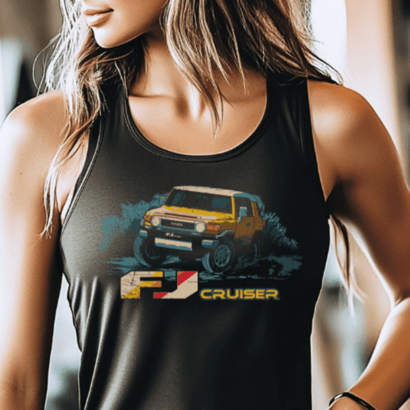 Toyota FJ Cruiser Tank Top for Women - Goats Trail
