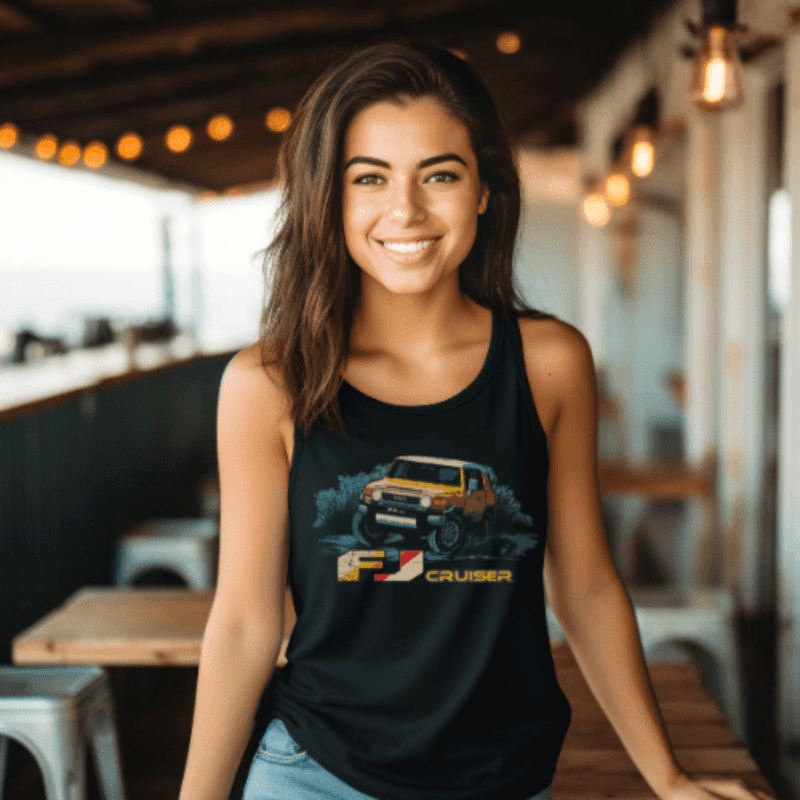 Toyota FJ Cruiser Tank Top for Women - Goats Trail
