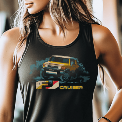 Toyota FJ Cruiser Tank Top for Women–Off-Road Adventures Women's Tank Tops